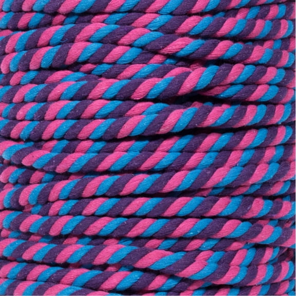 Super Soft 3 Strand Twisted Cotton Rope - Multiple Colors to Choose from in Various Diameters and Lengths