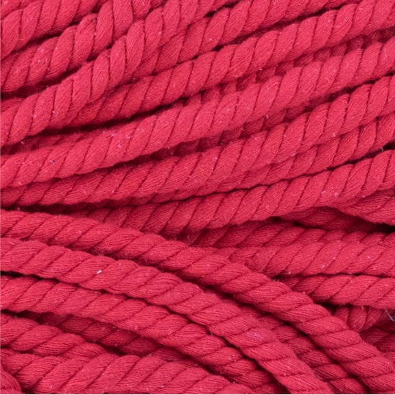Super Soft 3 Strand Twisted Cotton Rope - Multiple Colors to Choose from in Various Diameters and Lengths