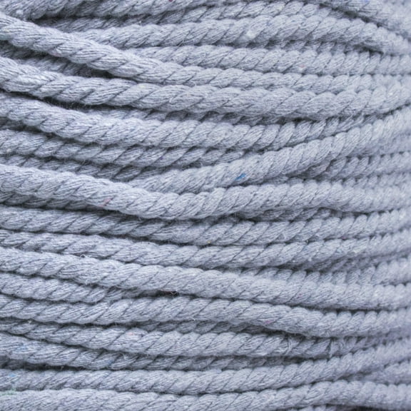 Super Soft 3 Strand Twisted Cotton Rope - Multiple Colors to Choose from in Various Diameters and Lengths