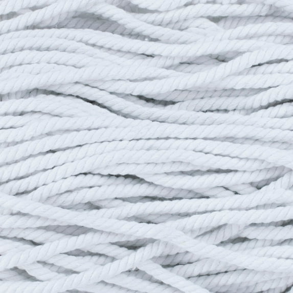Super Soft 3 Strand Twisted Cotton Rope - Multiple Colors to Choose from in Various Diameters and Lengths