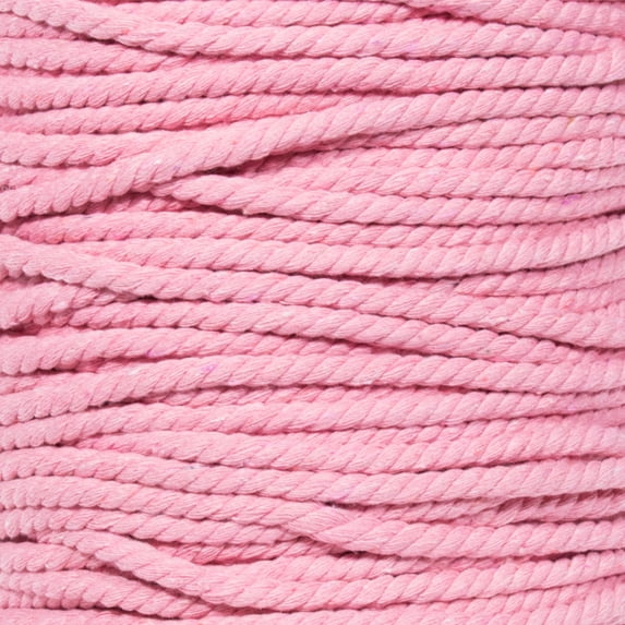 Super Soft 3 Strand Twisted Cotton Rope - Multiple Colors to Choose from in Various Diameters and Lengths