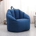 thumbnail image 1 of Super Soft Adults Kids Beanbag Chair Cover Memory Foam Beanbag Chair Cover Furniture Sofa Tatami Indoor Lazy Lounger (Not Included Filling), 1 of 7