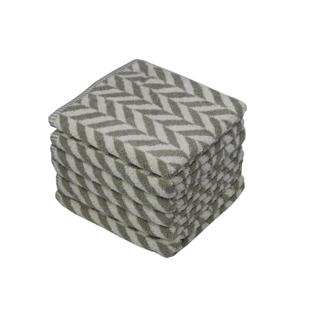 Super Soft And Absorbent Versailles Hand Towels - Taupe Set of 6, 20" X 30"