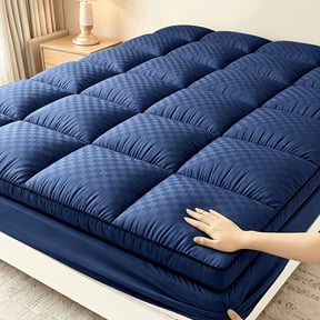 Super Soft And Ultra-thin Mattress Toppers, Double Size FoldableMattress Topper, Suitable ForBed Frames, Bedroom, Guest Room, Dorm
