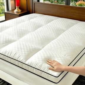 Super Soft And Ultra-thin Mattress Toppers, Double Size FoldableMattress Topper, Suitable ForBed Frames, Bedroom, Guest Room, Dorm