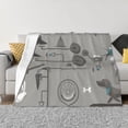 thumbnail image 1 of Super Soft Anti-Pilling Flannel Bed Blankets, Humor Computer Cozy Fluffy Warm All Seasons Throw Blanket for Sofa Bedding, 80"x60", 1 of 8