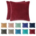 Super Soft AntiStatic Fleece Euro Shams 26"x26" (set of 2)