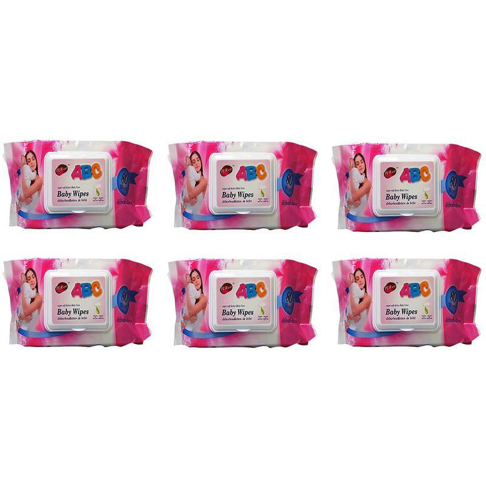 Super Soft Baby Wipes- Aloe Vera (80 Wipes In 1 Pack) (Pack of 6) By Purest