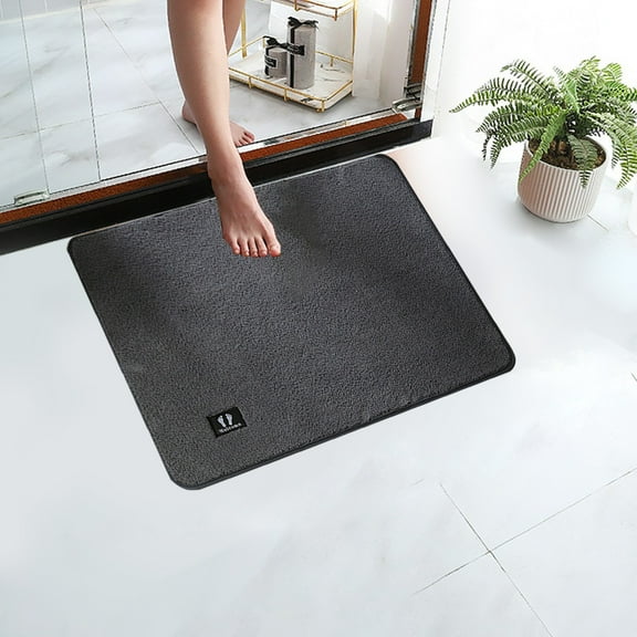 Super Soft Bathroom Mat, Absorbent Non-Slip Floor Mat for Bathroom & Entryway, Machine Washable, Quick Drying for Home & Hotel Use