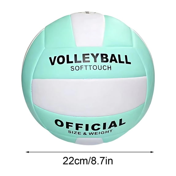 Super Soft Beach Volleyball | Official Size 5 for Indoor & Outdoor Play | Waterproof PVC Training Volleyball for Beginners & Gym Use | Competition Standard