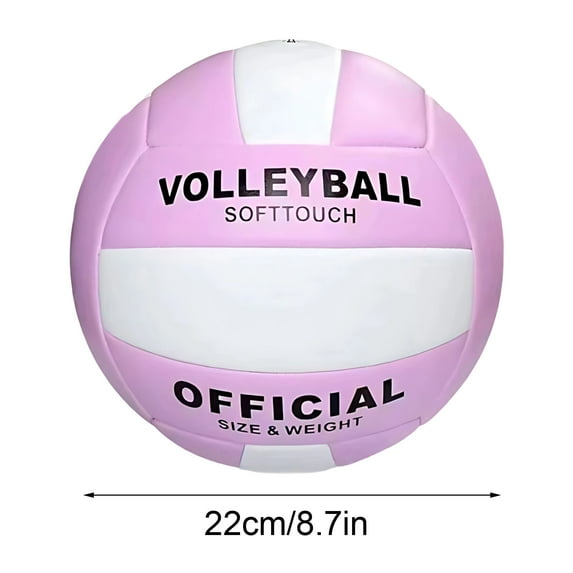 Super Soft Beach Volleyball | Official Size 5 for Indoor & Outdoor Play | Waterproof PVC Training Volleyball for Beginners & Gym Use | Competition Standard