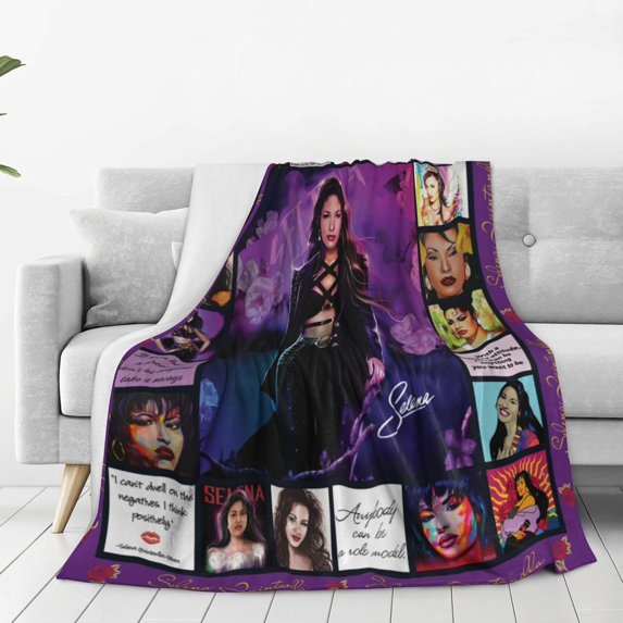 Super Soft Blankets Flannel Throw Blanket Light Weight Living Room Bedroom Warm Blanket Pet Blanket (50"x40")