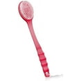 thumbnail image 1 of Super Soft Bristles Bath Brush Shower Body Brush with Long Handle Shower Body Back Beauty Dry Skin Body Brush, 1 of 5