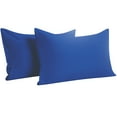 thumbnail image 1 of Super Soft Brushed Microfiber Pillowcase Set of 2 Pack, Machine Washable Pillow Cases with Envelope Closure, King, 20 x 36 inches, Royal Blue, 1 of 6