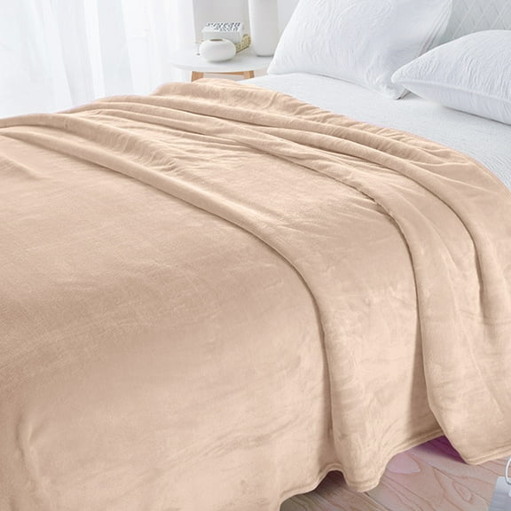 Super Soft Coral Velvet Facecloth Blanket for Summer Cooling Home Travel Office Single Double Size