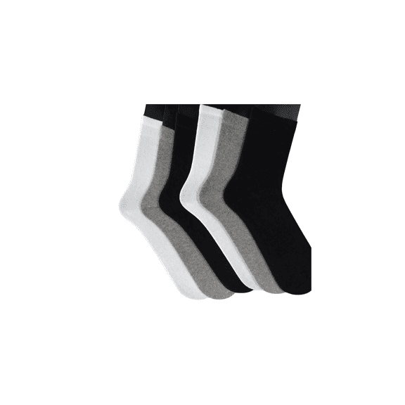 Super Soft Cotton Crew Socks 6 Pairs