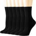 thumbnail image 1 of Super Soft Crew Socks Cozy Causal Athletic Socks 6 Pairs, 1 of 4
