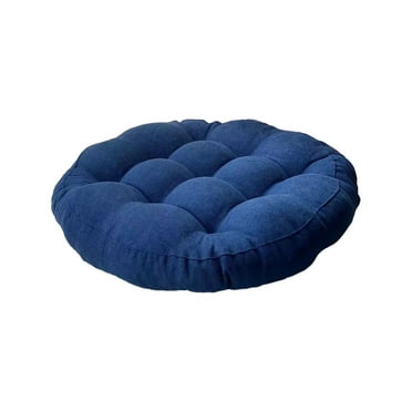 Super Soft Cushion Round Memory Foam Seat Cushion, Floor Cushions Pillows Patio Seat Cushion Pads Square Chair Pad for Indoor/Outdoor Home Office Chairs Sitting 17" x 17" Throw Pillow