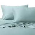 thumbnail image 1 of Super Soft Deep Pocket Bamboo Sheets Cotton Blended 300TC by Royal Tradition- Queen - Blue, 1 of 2