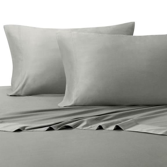 Super Soft Deep Pocket Bamboo Sheets Cotton Blended 300TC by Royal Tradition- Queen - Gray