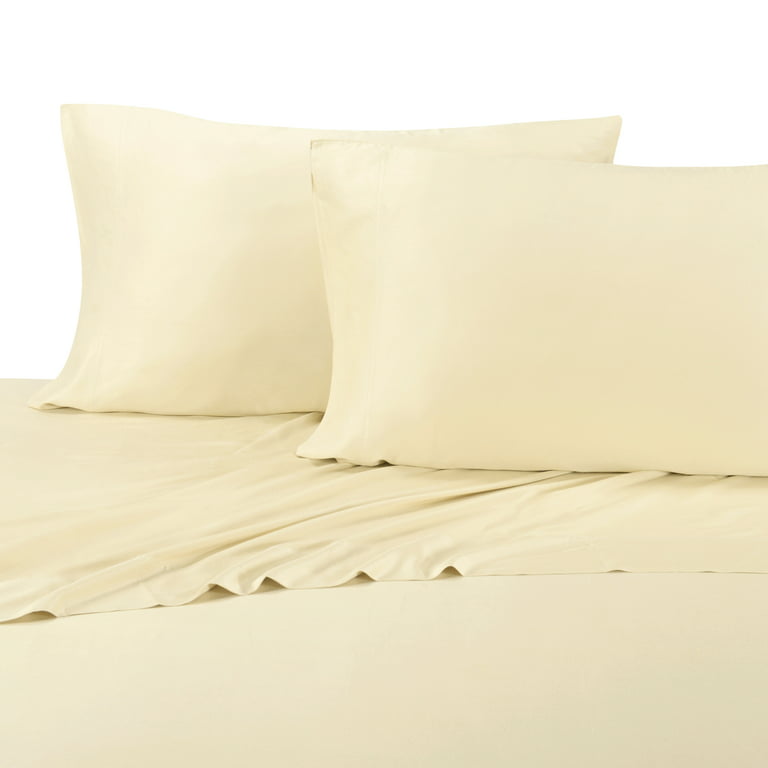 Royal Tradition Split King Adjustable Bed Sheets Bamboo Hybrid Ivory