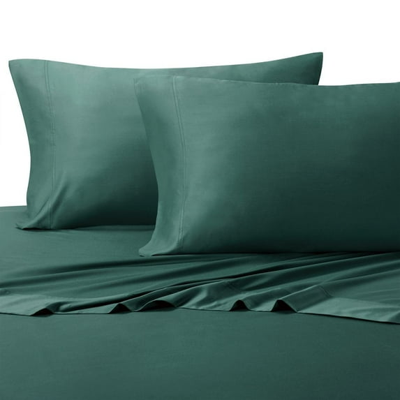 Super Soft Deep Pocket Bamboo Sheets Cotton Blended 300TC by Royal Tradition- Twin Xl - Teal