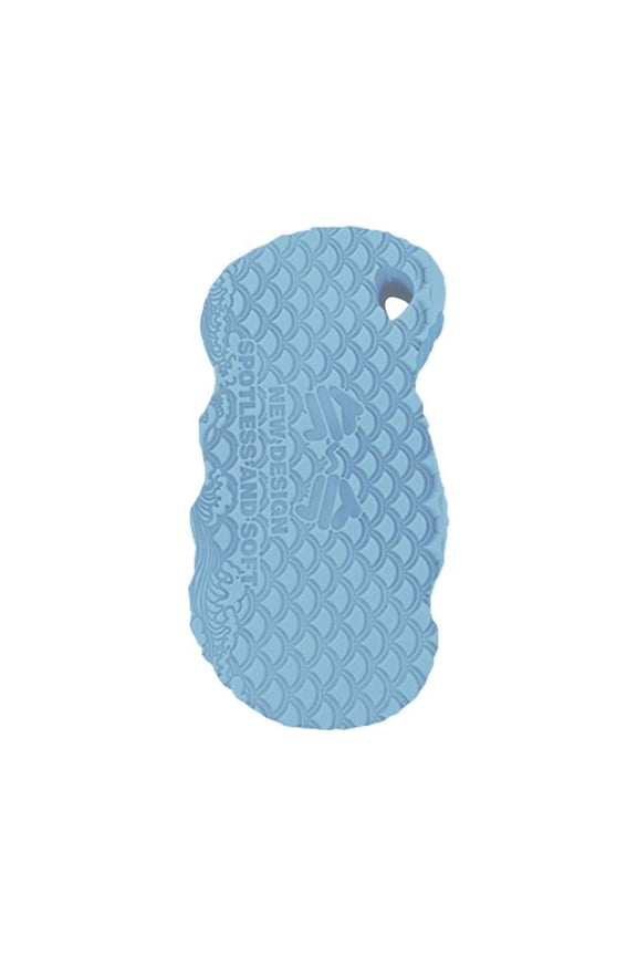 Super Soft Exfoliating Bath Sponge, Body Cleaning Brush, Dead Skin Remover, Foam Scrubber, Blue