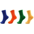 thumbnail image 1 of Super Soft Extra Large&nbsp;Cozy Fun Fluffy Plush Furry Warm Fuzzy Comfy Slipper Socks - Assortment J - 4 Pair Value Pack, 1 of 5