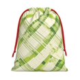 thumbnail image 1 of Super Soft Fabric Gift Bag Contraction Free Bag Mouth Pull Rope Design Red Ribbon Mouth For The Festival Lime Houndstooth Hand-Drawn Sketch_4 Medium, 1 of 8