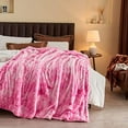 thumbnail image 1 of Super Soft Faux Fur Blanket Twin Size Pink Sherpa Fuzzy Plush Warm Blanket for Sofa Bed (Pink, Twin(60"x80")), 1 of 7