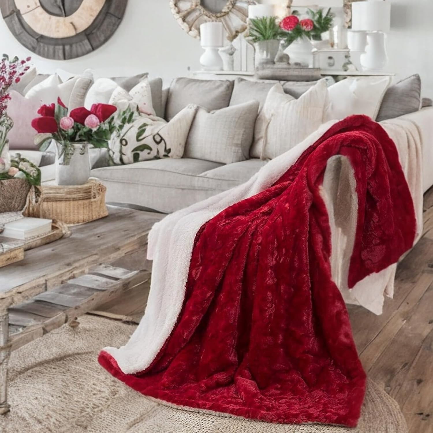 Super Soft Faux Fur Luxury Throw Blankets