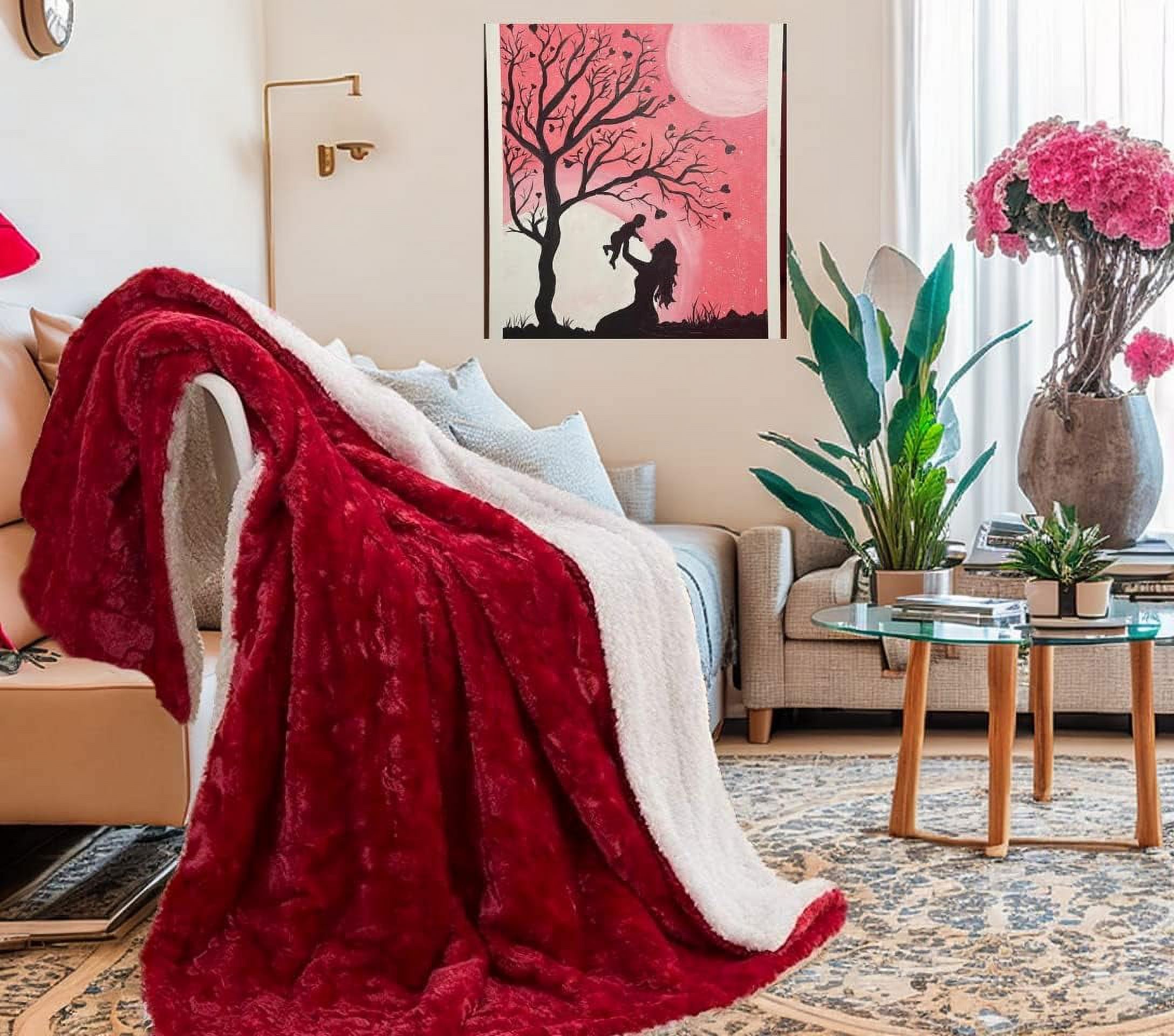 Super Soft Faux Fur Luxury Throw Blankets