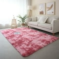 thumbnail image 1 of Super Soft Faux Wool Carpets, Shaggy Area Rugs for Living Room, Thickened Square Carpets for Bedside Coffee Table, Home Hard Floor Decor Carpets,62X31inch, 1 of 9