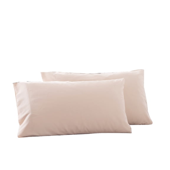 Super Soft Fiber Queen Pillowcase Set, 2-Piece, Standard, 20” x 26”, Dark Gray
