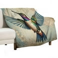 thumbnail image 1 of Super Soft Flannel Fleece Throw Blanket With Hummingbird Themed,Super Soft, Warm, Cozy, Fluffy, and Breathable, Perfect Throws for Bed, Couch, Sofa, for All Season Use 30"x40", 1 of 6