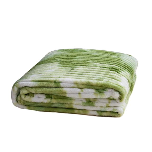 Super Soft Flannel Fuzzy Blanket for Bed Couch, Comfortable And Breathable Printed Drawstring Flannel Scandinavian Tie-type Velvet Office Conditioner Blanket