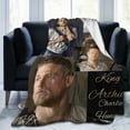 thumbnail image 1 of Super Soft Flannel Throw Charlie Hunnam Blanket 80"X60" For Bed, Sofa, Camping, Cold Cinema Or Travel,Gift For Your Family And Friend, 1 of 4