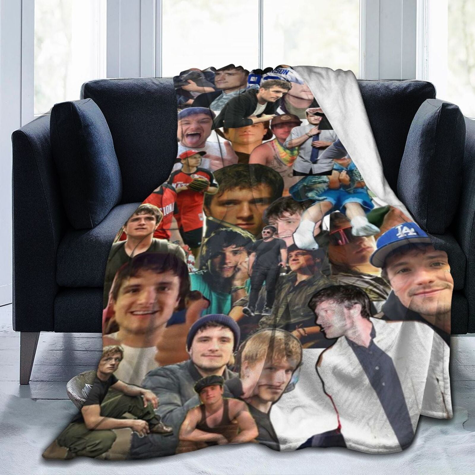Super Soft Flannel Throw Josh Hutcherson Blanket 60"X50" For Bed, Sofa