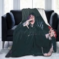 thumbnail image 1 of Super Soft Flannel Throw Lil Peep Blanket 50"X40" For Bed, Sofa, Camping, Cold Cinema Or Travel,Gift For Your Family And Friend, 1 of 4