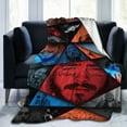 thumbnail image 1 of Super Soft Flannel Throw Post Malone Blanket 50"X40" For Bed, Sofa, Camping, Cold Cinema Or Travel,Gift For Your Family And Friend, 1 of 4