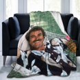 thumbnail image 1 of Super Soft Flannel Throw Tom Selleck Blanket Soft Cozy Fleece Merchandise for Sofa Bed 60"X50", 1 of 6