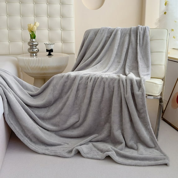 Super Soft Fleece Blanket Throw, Plush Cozy Warm Blanket for Adults, Oversized Bed Couch Sofa Blanket, Luxury Sherpa Blanket for Home Office Dorm, Reversible Flannel Blanket for All Seasons