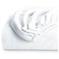 thumbnail image 1 of Super Soft Fleece Fitted Sheet - Full Size - Extra Plush Polar Fleece - Deep Pocket - All Season Cozy Warmth (Full, White), 1 of 5