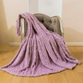 thumbnail image 1 of Super Soft Fleece Throw Blanket 100x120cm, Heavyweight Plush Velvet Blanket with Embossed Texture and Durable Stitching – Cozy Couch Cover for Bed, Outdoor Use and Home Decor Accent, 1 of 4