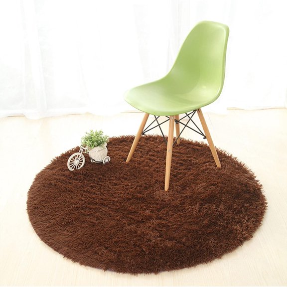 Super Soft Fluffy Round Rugs Anti-Slip Carpet Extra Large Size Area Rug Modern Bedroom Nursery Rugs Non Shedding Modern Home Decor