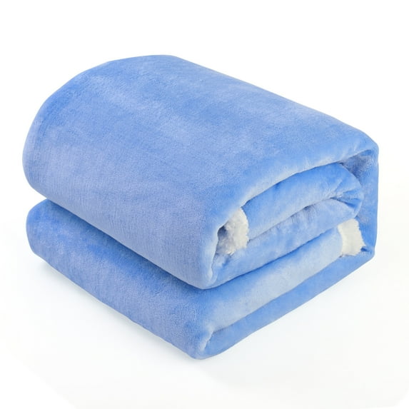 Super Soft Fluffy Snugly Solid Flannel Fleece Throws For Sofa Bed Blankets