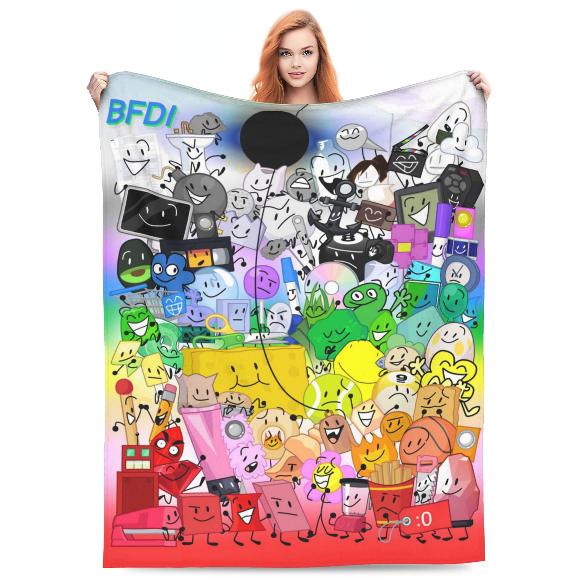 Super Soft Game Bfdi Battle For Dream Island Bed Blankets Lightweight 