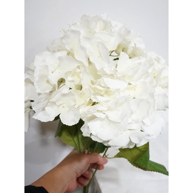 Super Soft Hydrangea Artificial Flower Bouquet (5stem, 5mop Heads