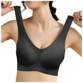 thumbnail image 1 of Super Soft Jelly Fabric Wire Seamless Seamless Comfortable Non Restraining Breathable Beautiful Sports Bra, 1 of 2