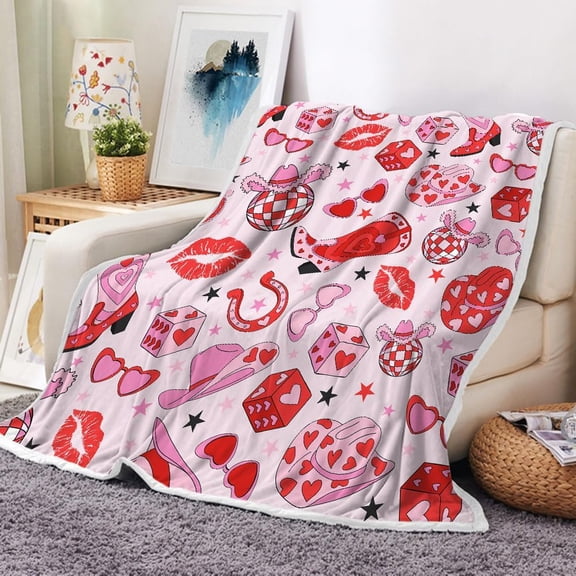 Super Soft Light Weight Blanket Prints Fleece Throw, All Year Round Home Decor, Fuzzy Warm and Cozy Throws, Couch and Gift, 50 x 60inch (Brown, 50X60)